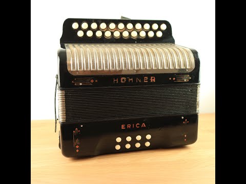 HOHNER Black Erica Button Accordion AD! (A22356)