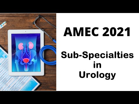 Sub-specialties in Urology | AMEC 2021