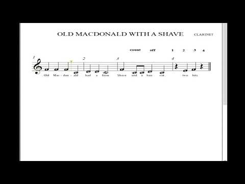 HVB Clarinet Old MacDonald With A Shave