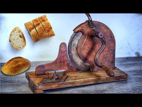 Massive Antique Bread Cutter Restoration & Personalization with Ortur Master 3 Laser Engraver