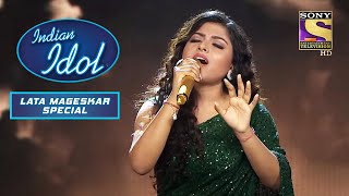 &quot;Tere Liye&quot; Gaane Par Arunita Ki Madhur Performance | Indian Idol | Songs Of Lata Mangeskar