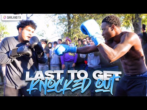 LAST TO GET KNOCKED OUT! WINS 1000$🏆 IN GARLAND TX 