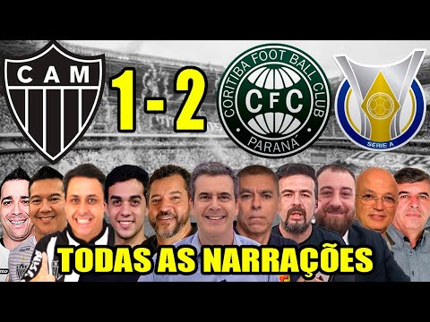Todas as narrações - Atlético-MG 1 x 2 Coritiba | Brasileirão 2023