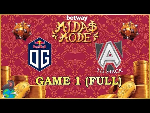OG vs TI3 Alliance Game 1 Betway Midas Mode 2