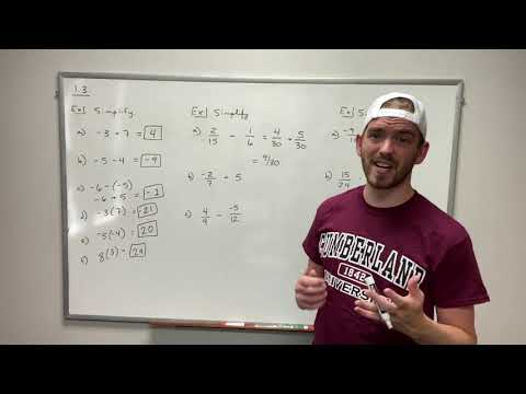 Section 1.3: Basic Operations