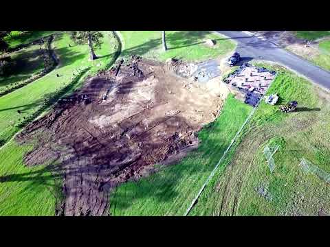 2022-05-29 Building at Bryn Milgwn begins.