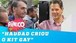 ‘O Haddad criou o kit gay’, diz Jair Bolsonaro
