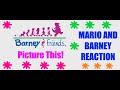 Barney Friends Picture This Season 2 Episode 9 Mario And Barney Reaction