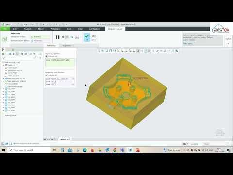 Cast cavity in Creo 9