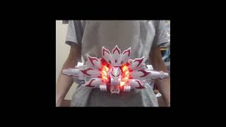 【実写】変身&必殺技遊び【DXデザイアドライバー】3/3 #shorts #youtubeshorts  #仮面ライダー #仮面ライダーギーツ  #変身ベルト #dx