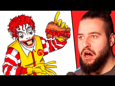 DON'T GO TO AN OLD McDonald's 🍟CREEPY PASTA DRAWN MY LIFE