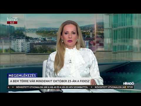 A Bem térre vár mindenkit október 23-án a Fidesz - HírTV