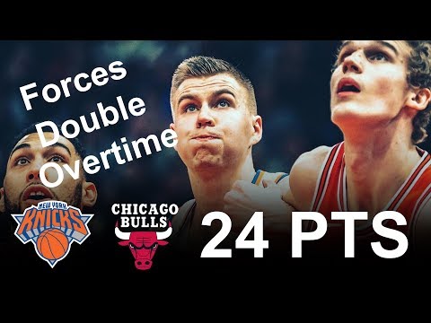 Kristaps Porzingis Full Highlights 2018.01.10 vs Bulls - 24 Pts, 6 Reb, 4 Blk