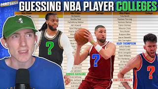 Can I Name Where EVERY NBA Player Went to College