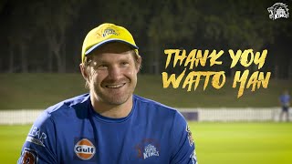 Shane Watson relives his CSK memories | Thank You Watto Man