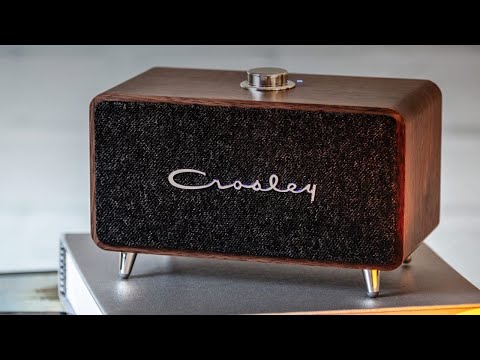 Crosley CR3049A Stanza Portable Bluetooth Speaker -Walnut -NEW image 9