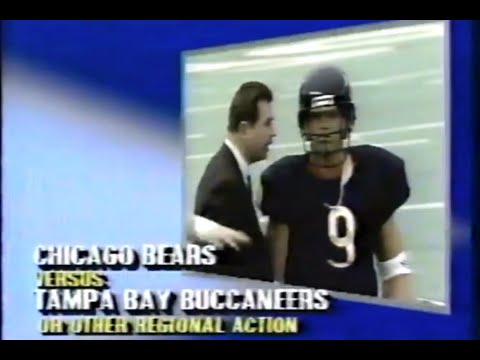 1986 CBS Promo for College Football and NFL Doubleheader