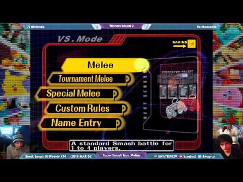 Break Smash #34   SSBM W2   DJ Nintendo VS Mr Meeseeks