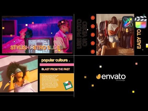 Apple Motion Template: Creative Trendy Slideshow