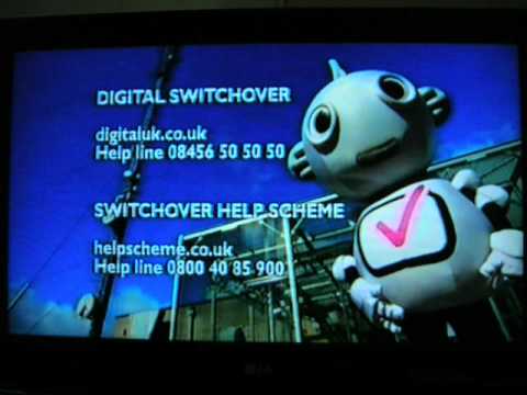 BBC1 Look North-North East & Cumbria News Analogue Switch-Off 25/09/2012 Digital Switch-Over