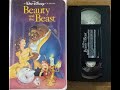 Opening And Closing To Beauty And The Beast 1992 Version 1 VHS Reversed