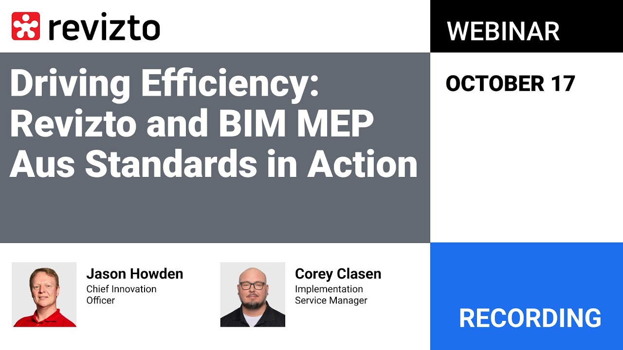 Driving Efficiency  Revizto and BIM MEP Aus Standards in Action, EMEA, Oct 17, 2024