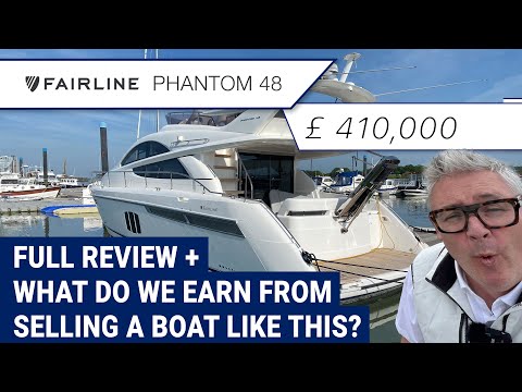Fairline Phantom 48 - Full review + What do we earn from selling a boat like this?
