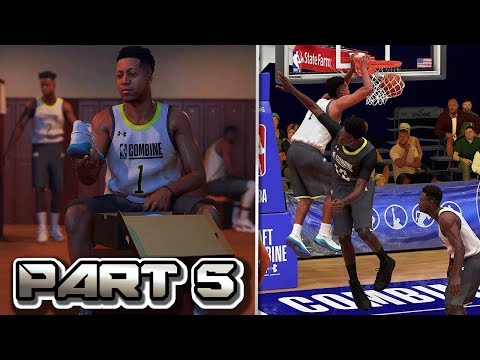 NBA 2K20 MyCareer #5 - The Draft Combine / DUNK On Bol Bol!