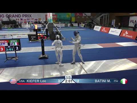 2023 121 T08 04 F F Individual Busan KOR GP RED BATINI ITA vs KIEFER USA