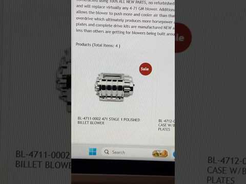 Billet 4-71 Blower