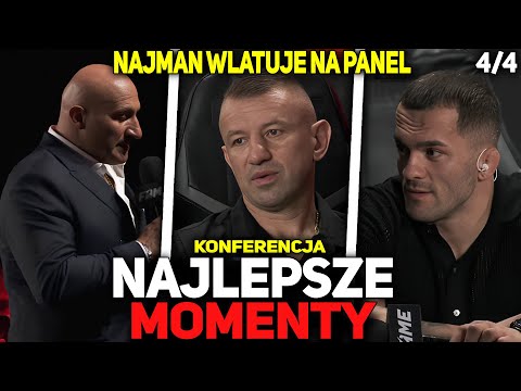 NAJMAN ATAKUJE ADAMKA - KONFERENCJA FAME 27 - NAJLEPSZE MOMENTY *4/4*