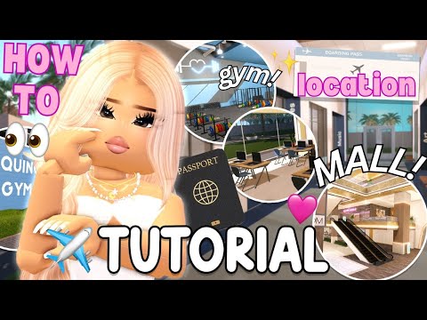 HOW TO GO TO SHOPPING MALL, KIDS PLAY CENTER & MORE!! ROLEPLAY GAME *ROBLOX TUTORIAL*
