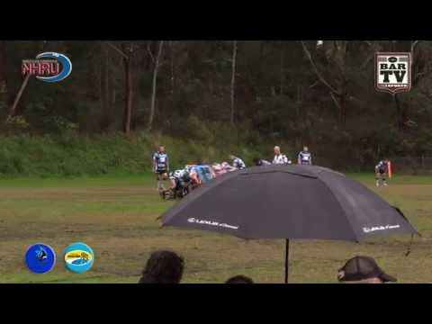2015 NHRU Round 13 Premier 2 Highlights - Nelson Bay v Southern Beaches