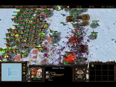 (Comment Request) 100 Mortar Team vs 300 Dryad (Fully Upgrade) 1080p