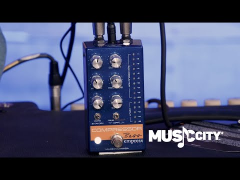 Empress compressor bass pedal Blue sparkle Early 2020s image 8
