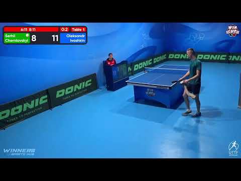01:00 Serhii Cherniavskyi 0 - 3 Oleksandr Ivashkin West 5 WIN CUP 06.11.2022 | TABLE TENNIS WINCUP