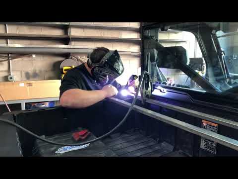Custom gun rack for our 2021 Polaris Ranger!