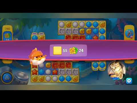 Fishdom 2022, no Boosters,  746  level  -  прохождение без бустеров,  746  уровень.