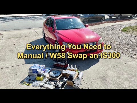 Manual Swapping an IS300 Pt.1 - Everything You'll Need | W58 Swap EP. 16