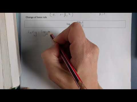 Logarithm change of base rule