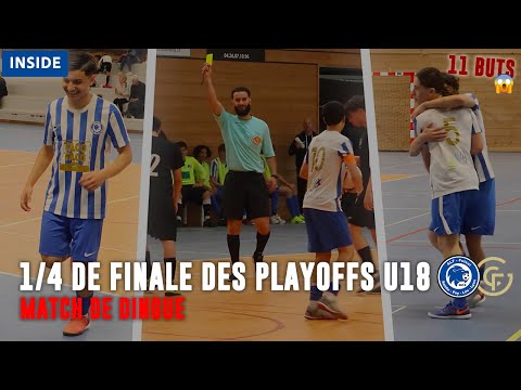 PLAYOFFS U18: Un Scénario 𝗜𝗠𝗣𝗥𝗢𝗕𝗔𝗕𝗟𝗘 dans un match de 𝗗𝗜𝗡𝗚𝗨𝗘 (INSIDE)