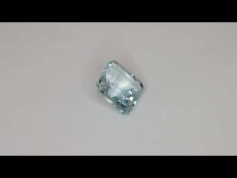 Aquamarine, octagon cut, 2.76 ct Video