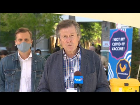 Toronto Mayor John Tory on COVID-19 vaccine campaign – September 18, 2021