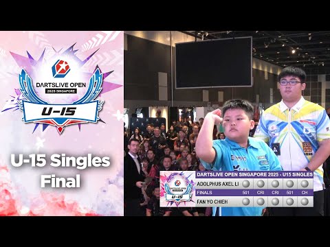 DARTSLIVE OPEN 2025 SINGAPORE - U-15 Singles Final Match