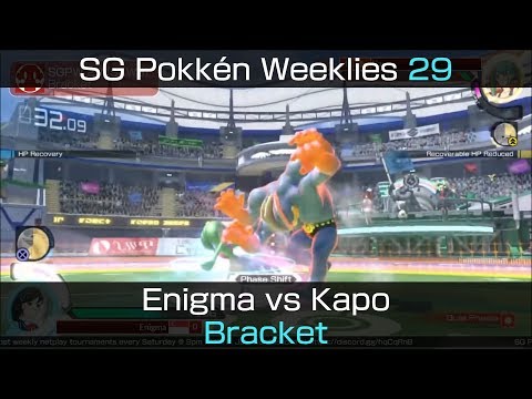 SGPW v. 29 (S4W3) - Pokkén DX Bracket: Enigma (Gardevoir) vs. Kapo (Machamp)