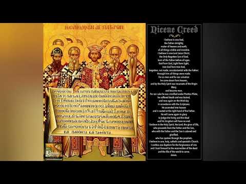 The Apostles creed  in latin!