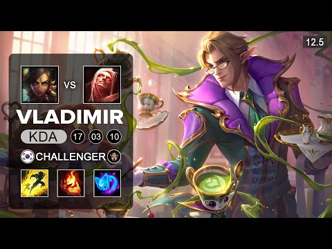 Vladimir Top vs Gangplank - KR Challenger - Season 12 Patch 12.5