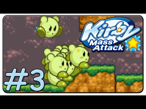 Kirby Mass Attack 100% Walkthrough Part 3 Green Grounds Stage 5 & 6