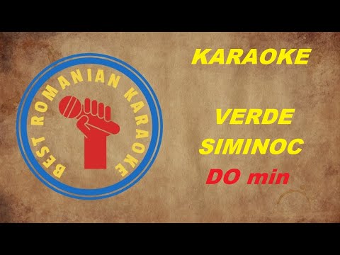 KARAOKE: Verde siminoc hai cu toti la joc Do min Versuri Negativ
