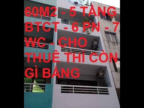 Bán nhà 5 tầng hiếm xe hơi đỗ sân Nguyễn Kiệm 60m2 giá rẻ chỉ 9.4 tỷ